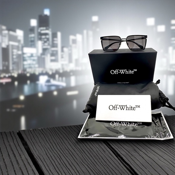 Off-White Sleek Black Sunglasses. Men. #8. - Picture 1 of 14